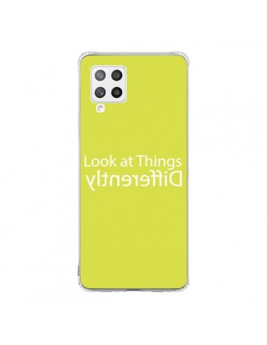 Coque Samsung A42 Look at Different Things Yellow - Shop Gasoline