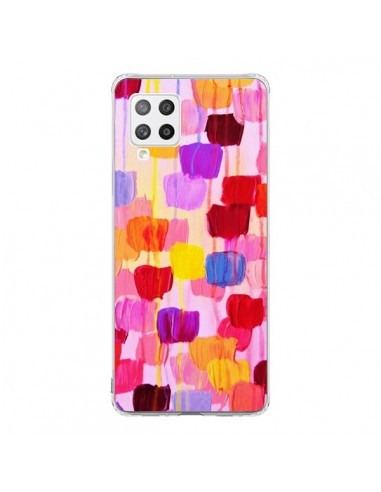 Coque Samsung A42 Pois Roses Dottie - Ebi Emporium