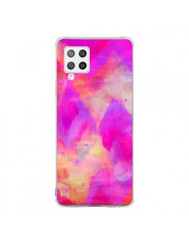 Coque Samsung A42 Coeur Tribal Rose - Ebi Emporium