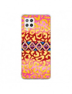 Coque Samsung A42 Tribal Leopard Rose - Ebi Emporium