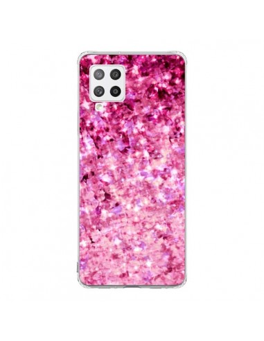 Coque Samsung A42 Romance Me Paillettes Roses - Ebi Emporium
