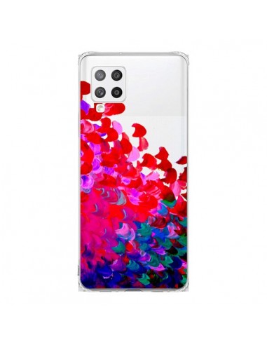Coque Samsung A42 Creation in Color Pink Rose Transparente - Ebi Emporium