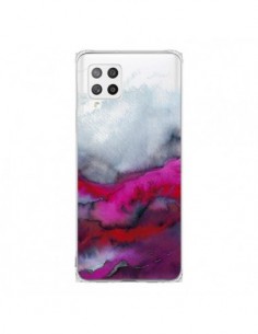 Coque Samsung A42 Winter Waves Vagues Hiver Transparente...