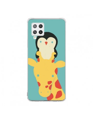 Coque Samsung A42 Girafe Pingouin Meilleure Vue Better View - Jay Fleck
