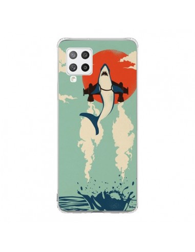 Coque Samsung A42 Requin Avion Volant - Jay Fleck