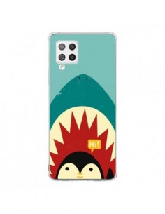 Coque Samsung A42 Pingouin Requin - Jay Fleck