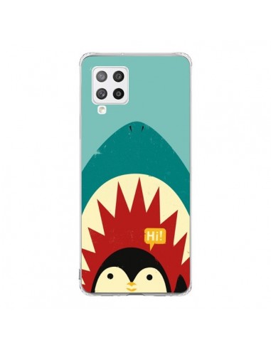 Coque Samsung A42 Pingouin Requin - Jay Fleck