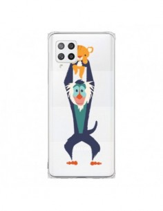 Coque Samsung A42 Futur Roi Lion King Rafiki Transparente...