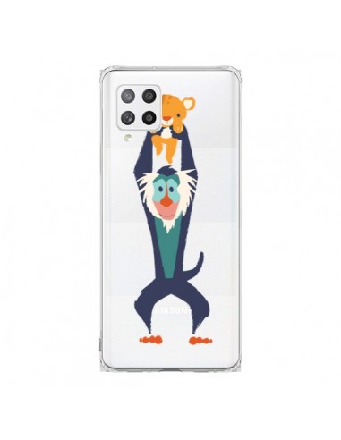 Coque Samsung A42 Futur Roi Lion King Rafiki Transparente - Jay Fleck