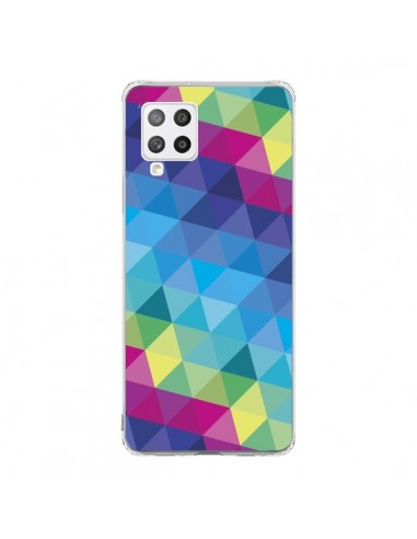 Coque Samsung A42 Azteque Gheo Bleu - Javier Martinez