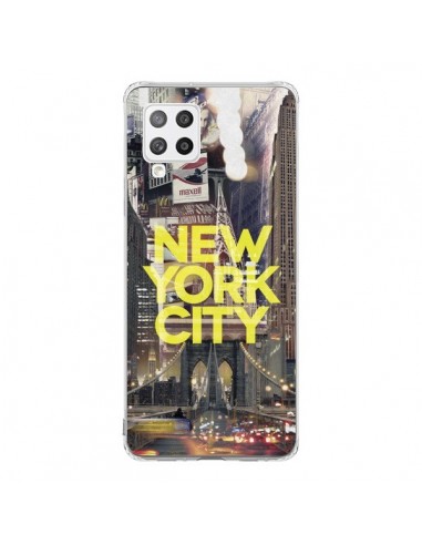 Coque Samsung A42 New York City Jaune - Javier Martinez