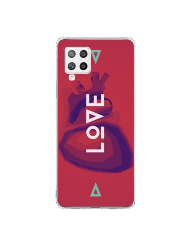 Coque Samsung A42 Love Coeur Triangle Amour - Javier Martinez