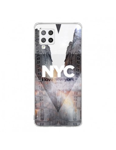 Coque Samsung A42 I Love New York City Orange - Javier Martinez