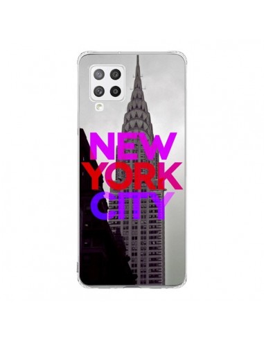 Coque Samsung A42 New York City Rose Rouge - Javier Martinez