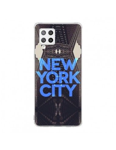 Coque Samsung A42 New York City Bleu - Javier Martinez