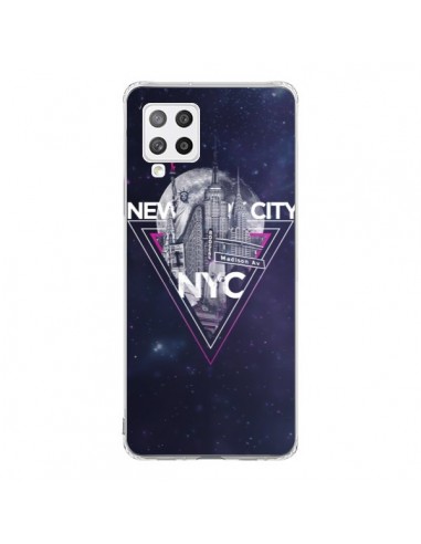 Coque Samsung A42 New York City Triangle Rose - Javier Martinez