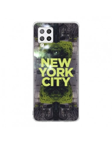 Coque Samsung A42 New York City Vert - Javier Martinez