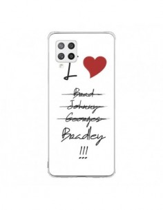 Coque Samsung A42 I love Bradley Coeur Amour - Julien...