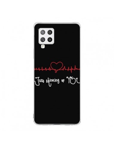 Coque Samsung A42 Just Thinking of You Coeur Love Amour - Julien Martinez