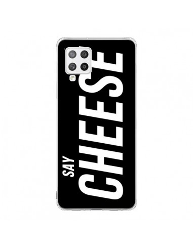 Coque Samsung A42 Say Cheese Smile Noir - Jonathan Perez