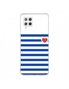 Coque Samsung A42 Mariniere Coeur - Jonathan Perez
