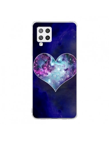 Coque Samsung A42 Nebula Heart Coeur Galaxie - Jonathan Perez