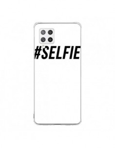 Coque Samsung A42 Hashtag Selfie Noir Vertical - Jonathan...