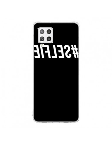 Coque Samsung A42 Hashtag Selfie Blanc Inversé - Jonathan Perez