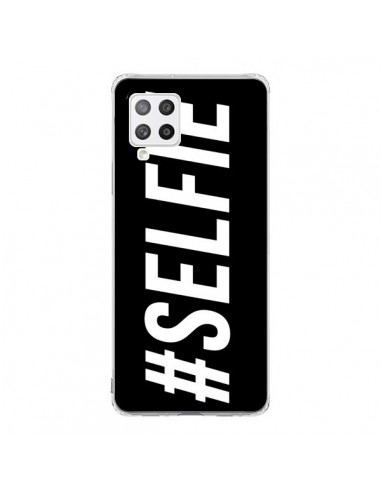 Coque Samsung A42 Hashtag Selfie Noir Horizontal - Jonathan Perez