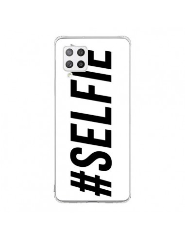 Coque Samsung A42 Hashtag Selfie Blanc Horizontal - Jonathan Perez