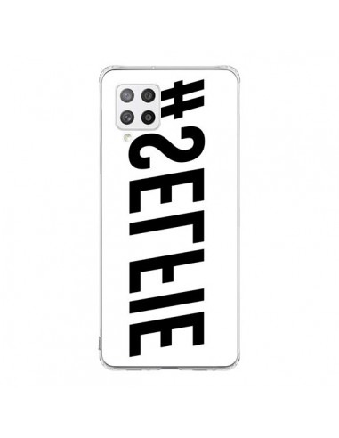 Coque Samsung A42 Hashtag Selfie Noir Inversé Horizontal - Jonathan Perez