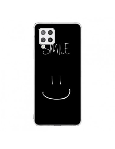 Coque Samsung A42 Smile Souriez Noir - Jonathan Perez