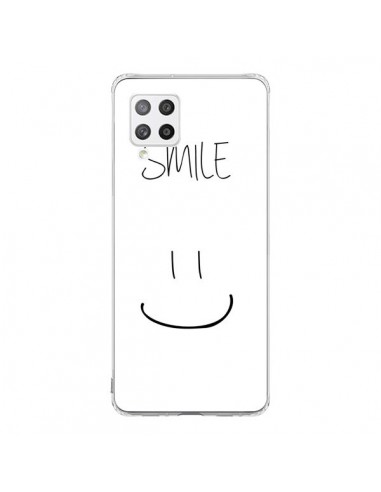 Coque Samsung A42 Smile Souriez en Blanc - Jonathan Perez