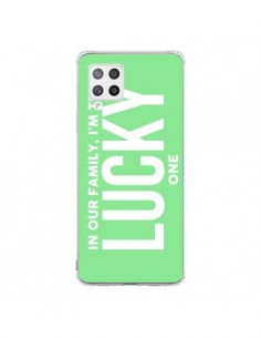 Coque Samsung A42 In our family i'm the Lucky one -...