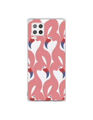 Coque Samsung A42 Flamant Rose Flamingo Transparente - Dricia Do