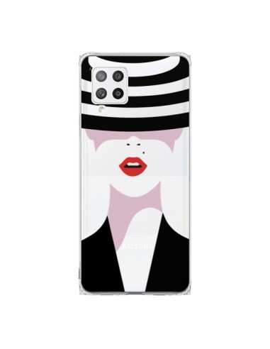 Coque Samsung A42 Femme Chapeau Hat Lady Transparente - Dricia Do