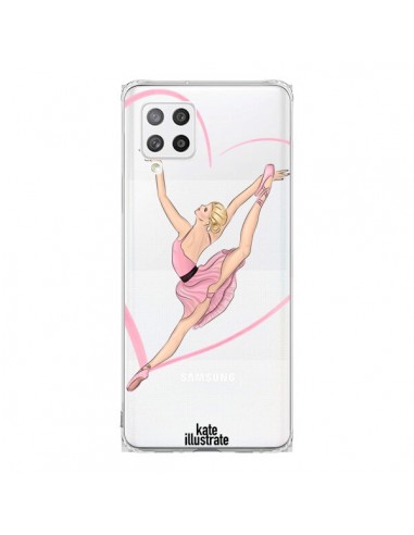 Coque Samsung A42 Ballerina Jump In The Air Ballerine Danseuse Transparente - kateillustrate