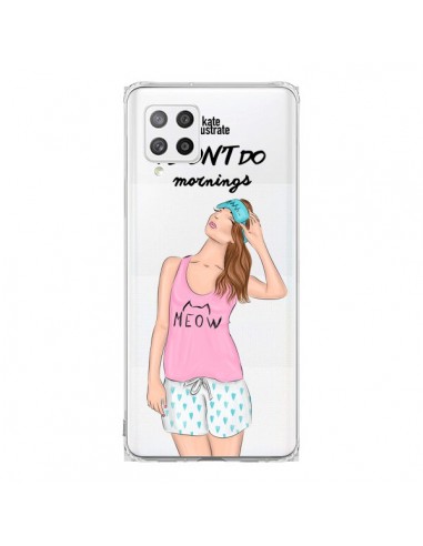 Coque Samsung A42 I Don't Do Mornings Matin Transparente - kateillustrate