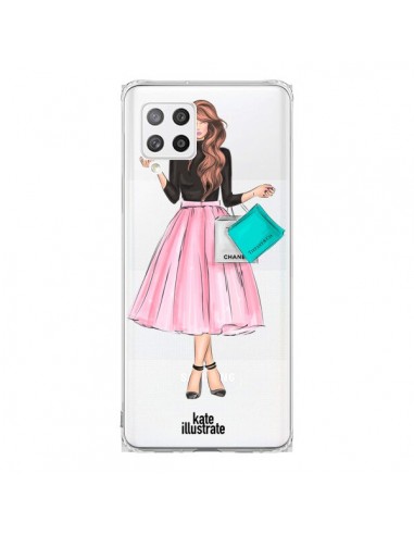 Coque Samsung A42 Shopping Time Transparente - kateillustrate