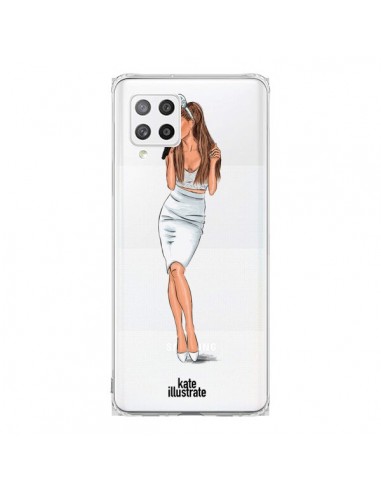 Coque Samsung A42 Ice Queen Ariana Grande Chanteuse Singer Transparente - kateillustrate