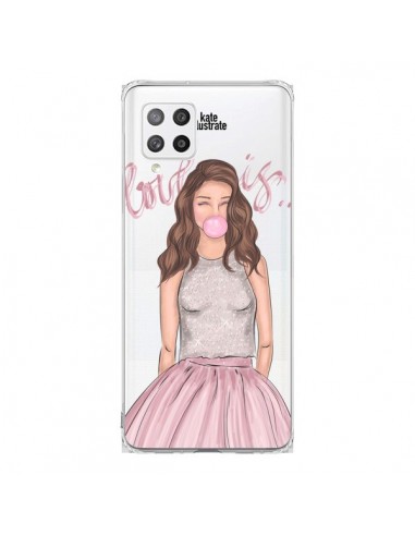 Coque Samsung A42 Bubble Girl Tiffany Rose Transparente - kateillustrate