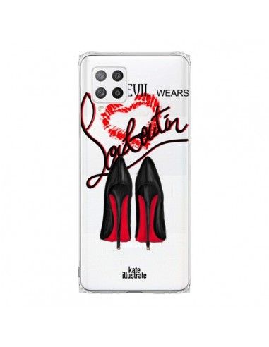 Coque Samsung A42 The Devil Wears Shoes Demon Chaussures Transparente - kateillustrate