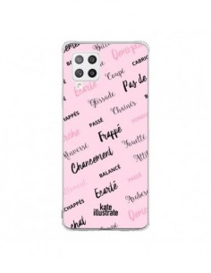 Coque Samsung A42 Ballerina Ballerine Mots - kateillustrate