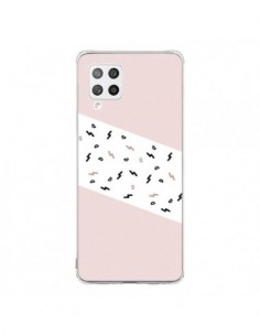 Coque Samsung A42 Festive Pattern Rose - Koura-Rosy Kane