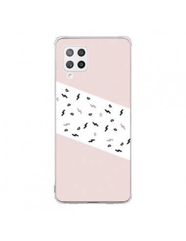 Coque Samsung A42 Festive Pattern Rose - Koura-Rosy Kane