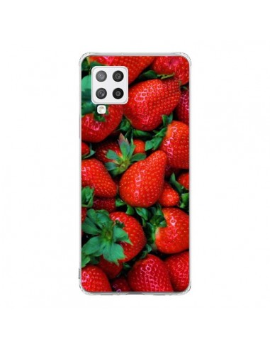 Coque Samsung A42 Fraise Strawberry Fruit - Laetitia