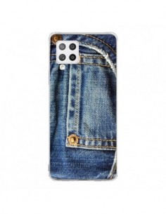 Coque Samsung A42 Jean Bleu Vintage - Laetitia