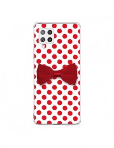 Coque Samsung A42 Noeud Papillon Rouge Girly Bow Tie -...