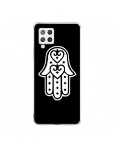 Coque Samsung A42 Main de Fatma Oeil Noir - Laetitia