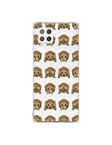 Coque Samsung A42 Singe Monkey Emoticone Emoji Transparente - Laetitia